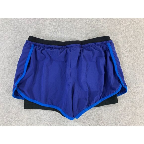 Nike Dri Fit TEMPO Compression‎ Lined Running Shorts (Women's Medium) Blue - 3" - Picture 9 of 9